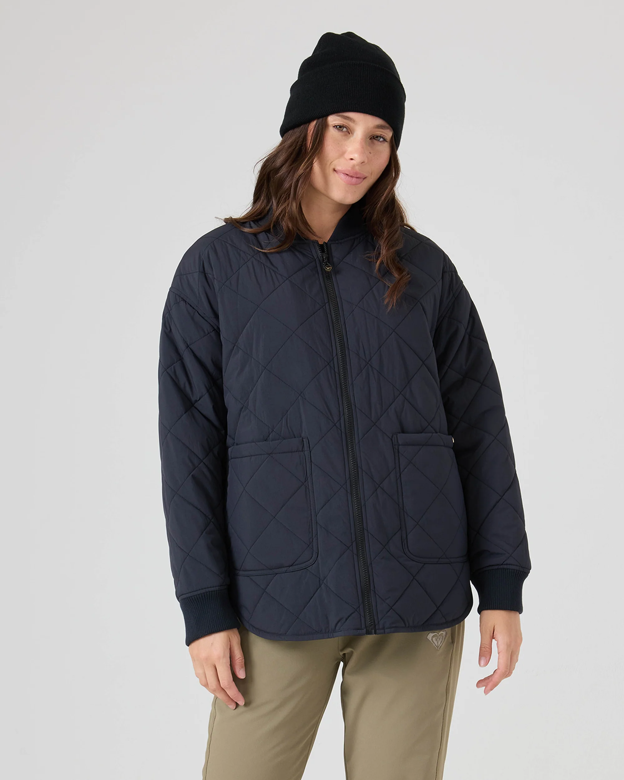 Aurora Quilted Bomber