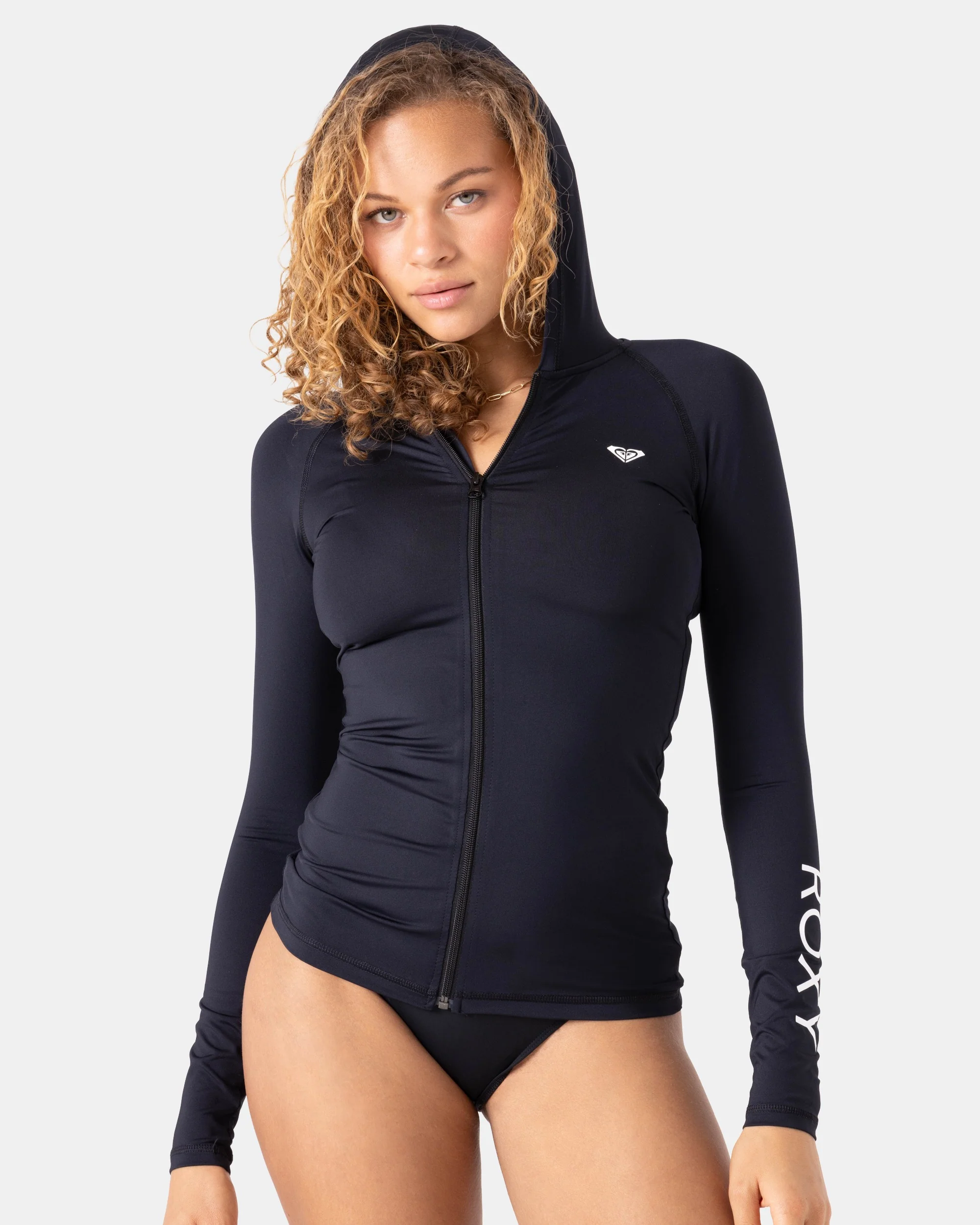 New Essentials Long Sleeve Zip Hooded