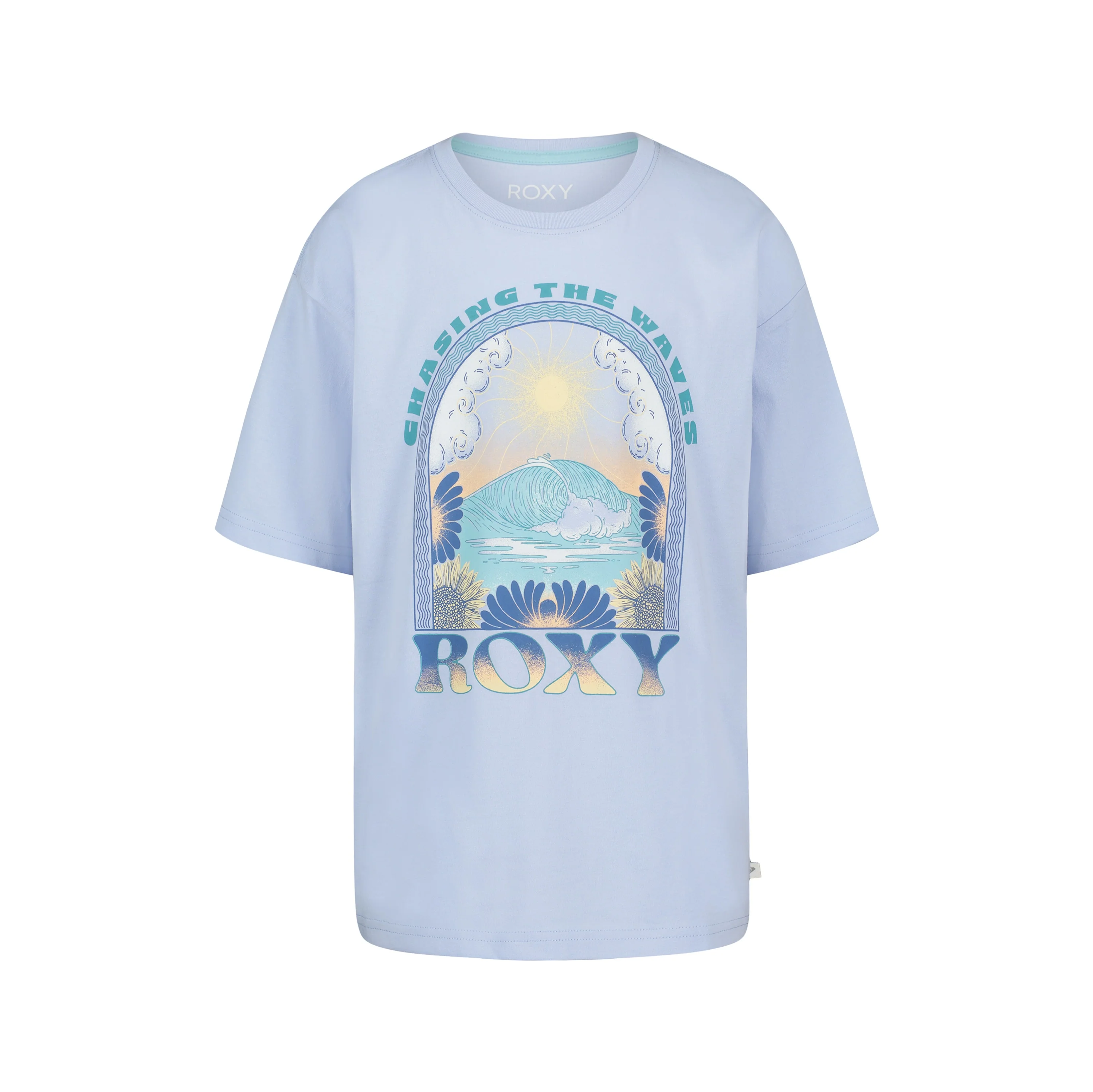 Girls' Chasing Waves Oversized Tee