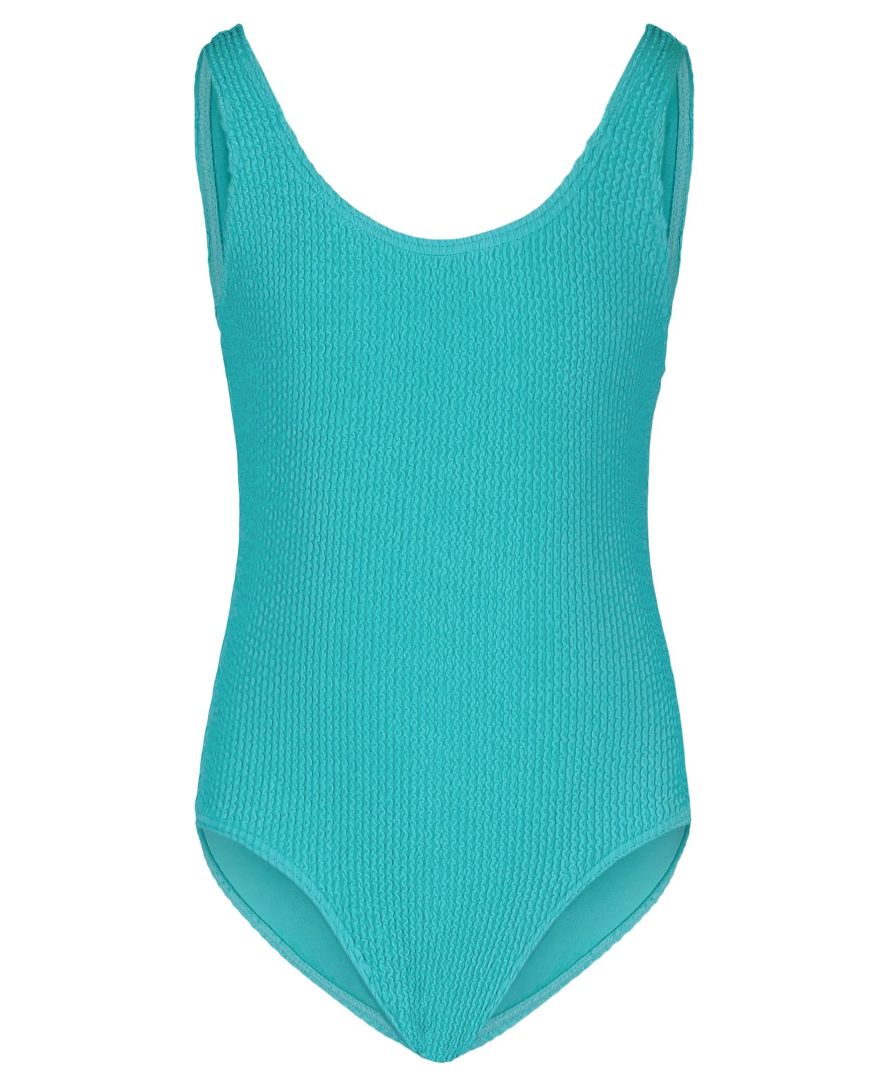 Girls' Crinkle Texture One Piece Swimsuit