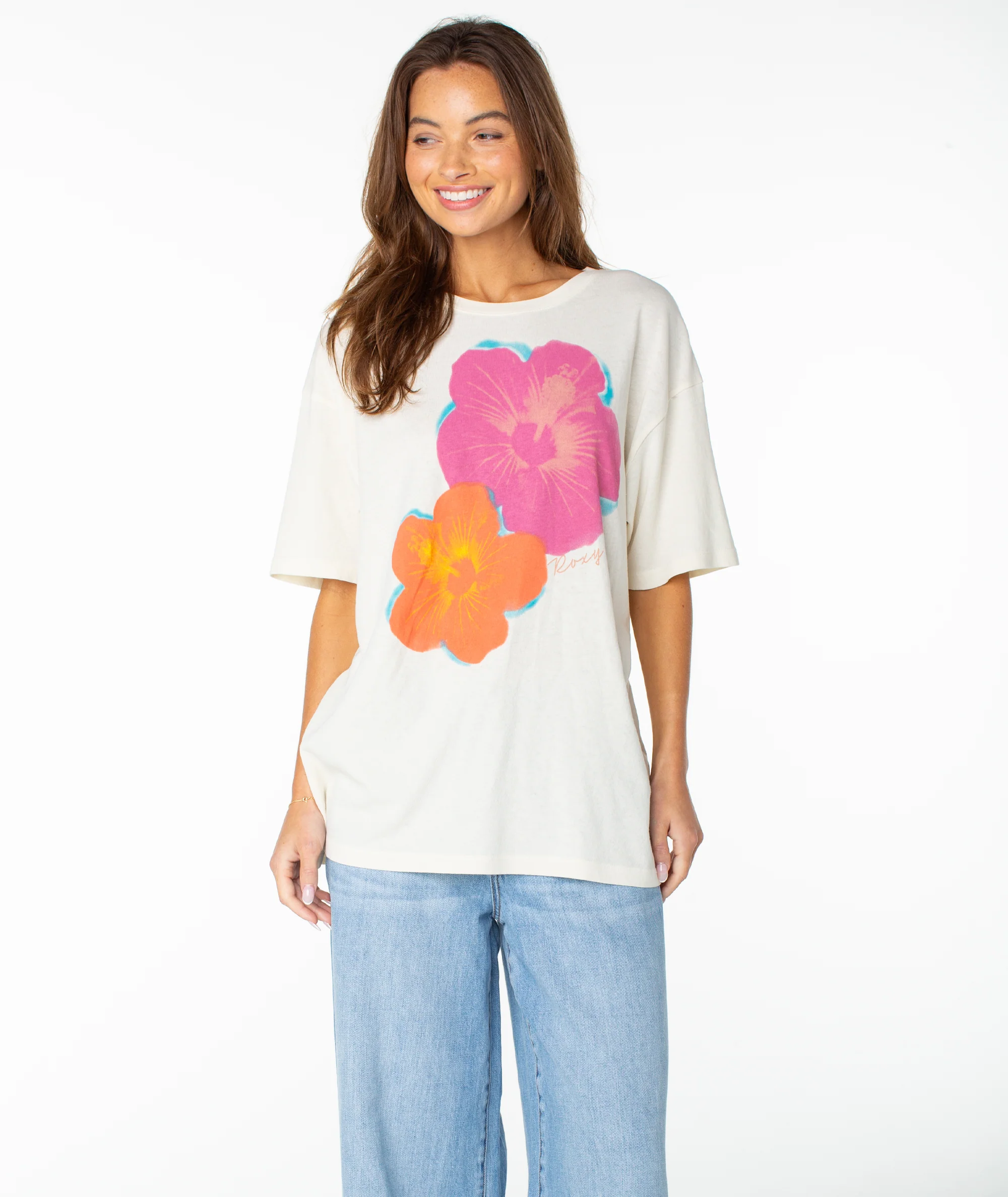 Flower Glow Oversized Tee